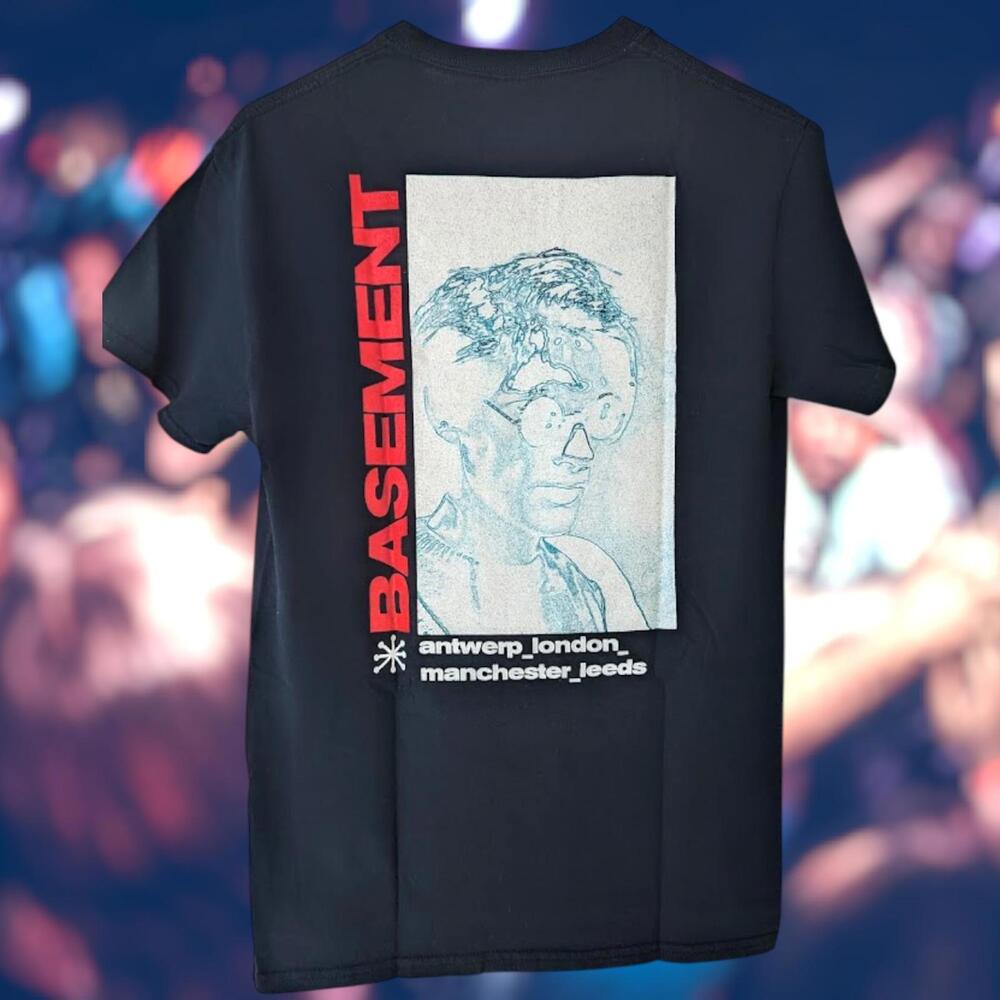 Rare Basement 2017 European Tour Post Grunge Hardcore Punk rock Black S emo Tee